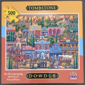 Dowdle Tombstone 500-Piece Puzzle - Multicolor